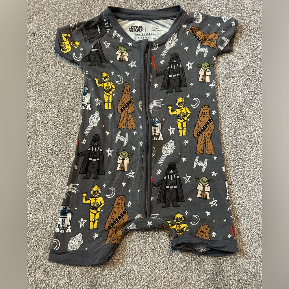 Little Sleepies Star Wars shortie 6-12